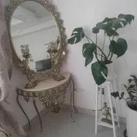 آینه شمعدان برنجی شیک و براق