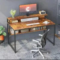 میز کامپیوتر/گیمینگMDFکارکرده(ابعادبزرگ،تحمل بالا)