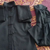 لباس کونگفو مشکی در سایزهای مختلف