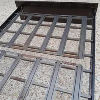 تخت خواب دونفره چوب و فلزی ۲×۱۴۰|تخت و سرویس خواب|رودسر, |دیوار