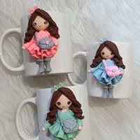 ماگ عروسکی برجسته