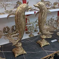 دلفین سایز بزرگ برنزی(برنجی) تولیدی امیران ورامین