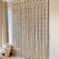 پرده مکرومه آباژور لوستر رانر شلف رومیزی