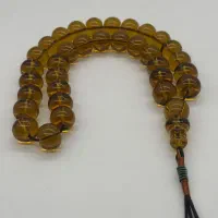تسبیح سندلوس و کهربا  نادر