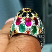 انگشتر نقره جواهرنشان-گالری کلبه عقیق