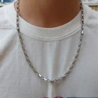 گردنبند مردانه استیل