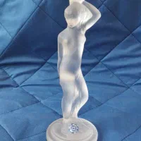 شمعدان و مجسمه کریستال .تندیس