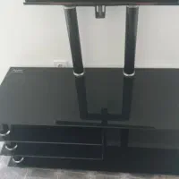 میز تلویزیون شیشه ای