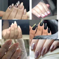ناخن (اموزش)کاشت،موندگاری