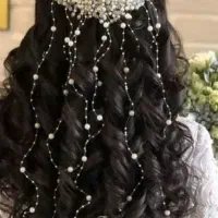 اکسسوری مو.گیره.تاج مجلسی.ریسه مو.تل