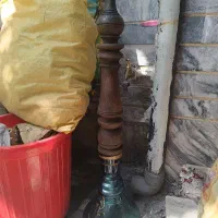 قلیان تنه چوبی