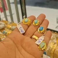 انگشترهای فیروزه اصل در گالری فرهاد