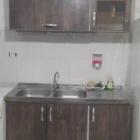 کابینت و سینک ظرفشویی استیل دو لگنه