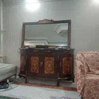 آینه و کنسول معرق چهار درب مات