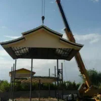 نصاب شیروانی فروش ورق رنگی پانل سقف سوله ویلا خرپا