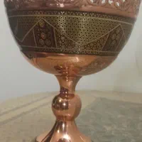 کاسه آجیل خوری مس و خاتم سایز ۳۰ زیر قیمت بازار