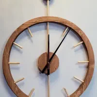 ساعت چوبی مینیمال پارسه