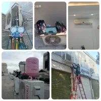 کولرگازی تعمیر کار نصب سرویس داکت اسپیلت هواساز