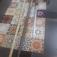 سلام دوتا عصا یکی از استخوان با نقاشی کار دست