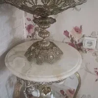 میزتلفن وجامیوه ای بزرگ برنزه