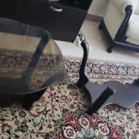 میز جلو مبلی چوبی