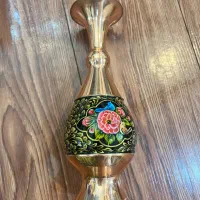 صنایع دستی گلدان مسی ارتفاع ۲۰ نو