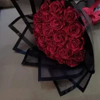 دسته گل رز ربانی