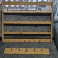 استند نخ و دوک به همراه چوب لباسی یا آویز الگو