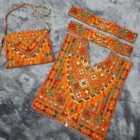 ست تیکه دوزی سنتی بسیار شیک و خاص
