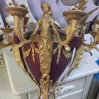 فروشنده وخریدار لوستر آبکاری طلا برنجی