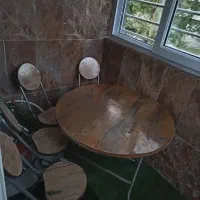 میز  و صندلی چوبی تاشو
