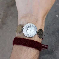 دستبند سه سکه دستساز