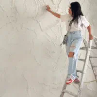 میکروسمنت داخلی وکف و نما وپتینه و ورق طلا