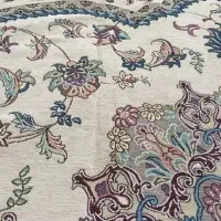روفرشی ۹ متری کرم گلهای برجسته رنگی
