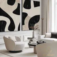 نقاشی تابلو دکوراتیو نقاشی دیواری