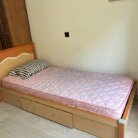 تخت خواب عرض ۹۰ چوب ام دی اف