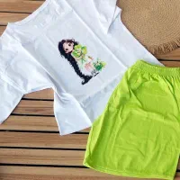 لباس راحتی تاپ شورتک ساحلی