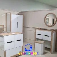 جلوه چوب ،سرویس چوب نوجوان، تخت کمد دراور ،سیسمونی