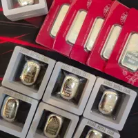 شمش نقره ۲۵ گرمی و ۱ اونسی ۹۹۹.۹ اماراتی