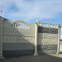 دیوار بتنی پیش‌ساخته پلیمری و اکسپوز طرح‌دار