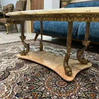 میزبرنز قدیمی برنزی برنجی انتیک ایتالیایی مرمر