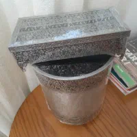 ست سطل آشغال و جای دستمال کاغذی