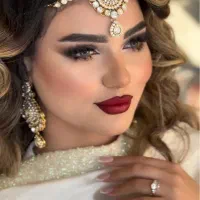 میکاپ شینیون عروس ارایش رنگ مو
