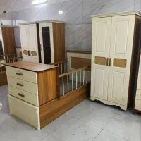 سرویس چوب سیسمونی کودک کمد تخت نوزاد نوجوان حصیری