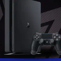 ps4 اسلیم یک ترابایت دو دسته در حد اک کپی خور