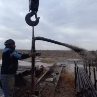 لایروبی چاه به روش ایرلیفت