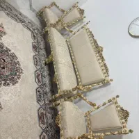 ست کامل مبل سلطنتی نهارخوری پرده+والن/فرش