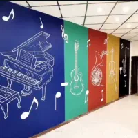 نقاشی دیواری برای باشگاه و کافه و ساندویچی ..