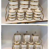 پاسماوری هفت پارچه استند فلزی درخت طلا