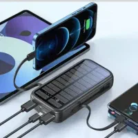 پاوربانک خورشیدی/سولار ۲۰۰۰۰ میلی آمپر گرین لاین